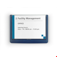 TABLICZKA INFORMACYJNA 149X105,5 CLICK SIGN NIEBIESKA