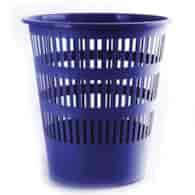 KOSZ NA ŚMIECI PLASTIK AŻUROWY 12L NIEBIESKI