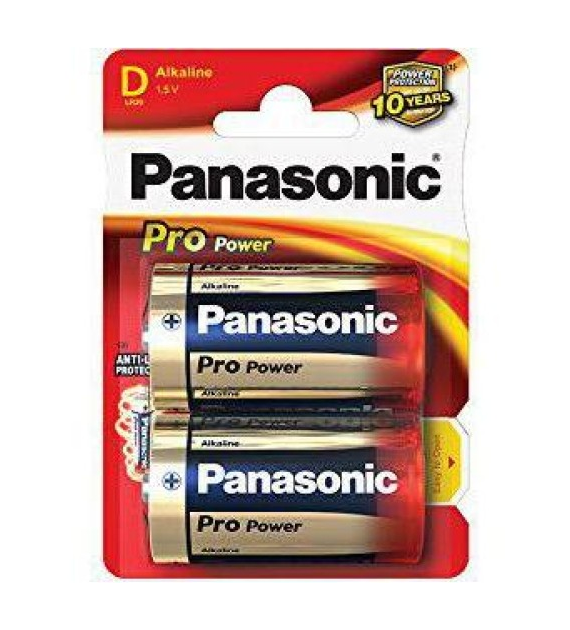 BATERIA LR20 PANASONIC ALKAICZNA BLISTER opak. 2 szt.