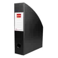 POJEMNIK NA CZASOPISMA PCV A-4/70mm czarny