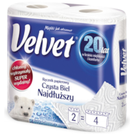 RĘCZNIK KUCHENNY Velvet Najdłuższy opak. 2 rolki
