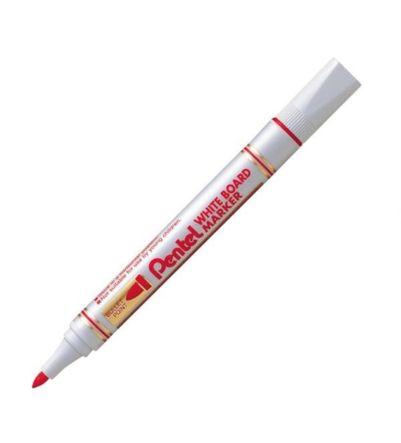 MARKER SUCHOŚCIERALNY PENTEL OKRĄGŁY CZERWONY