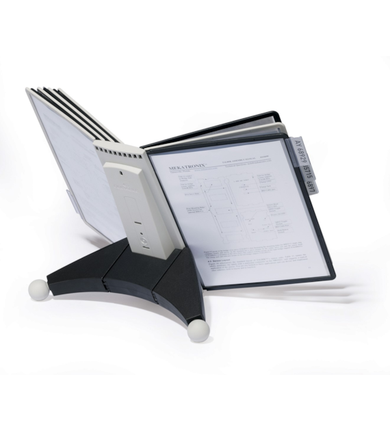 ZESTAW BIURKOWY 10 PANELI SZARE+CZARNE SHERPA 5632