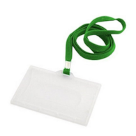 IDENTYFIKATOR HOLDER Z TAŚMĄ ZIELONĄ opak. 50 szt.