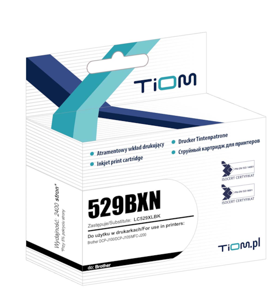 TIOM BROTHER LC529XL/2,4TYS/CZARNY