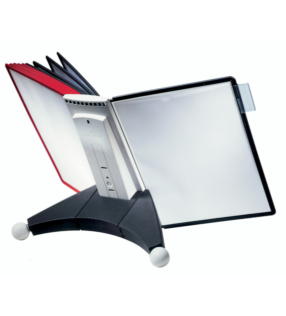 ZESTAW BIURKOWY 10 PANELI CZERWONE+CZARNE SHERPA 5632