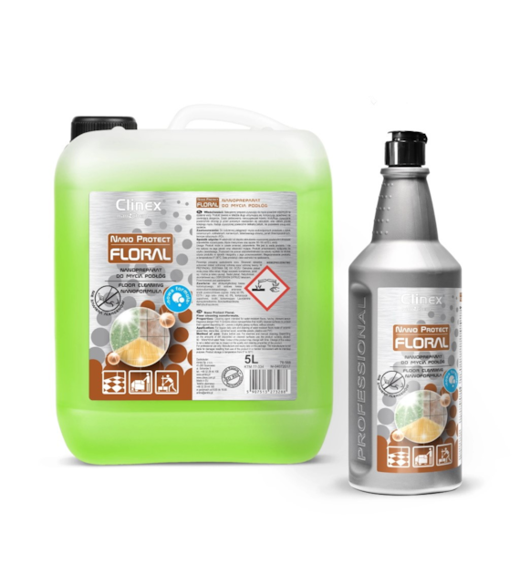 PŁYN DO PODŁOGI CLINEX NANO PROTECT FLORAL 1L
