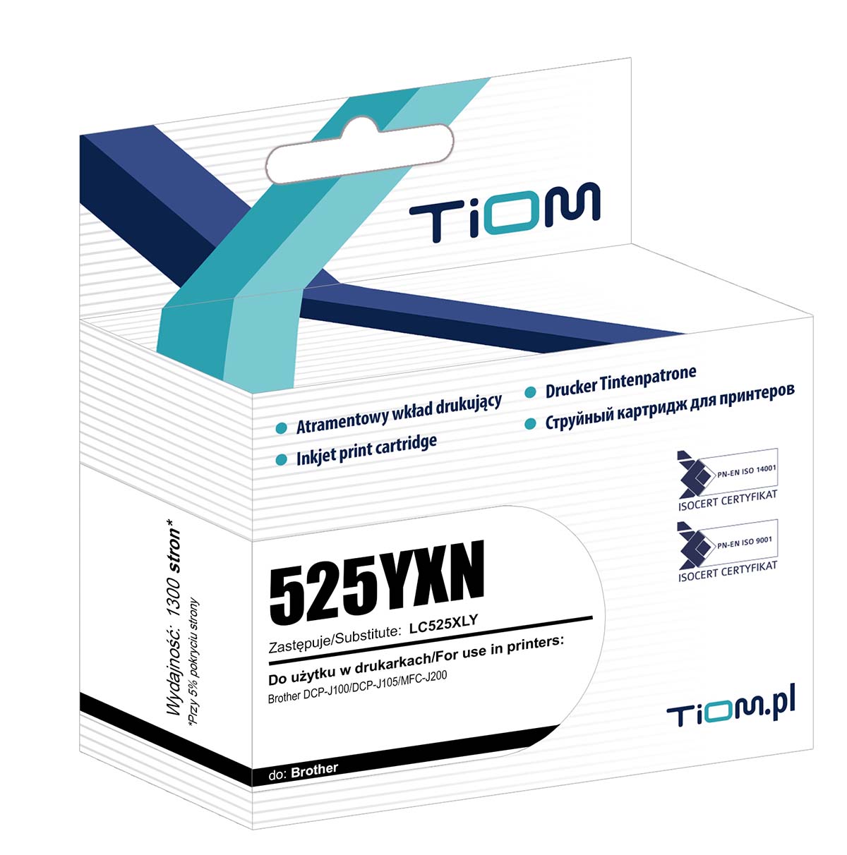 TIOM BROTHER LC525XL/1,3TYS/YELLOW