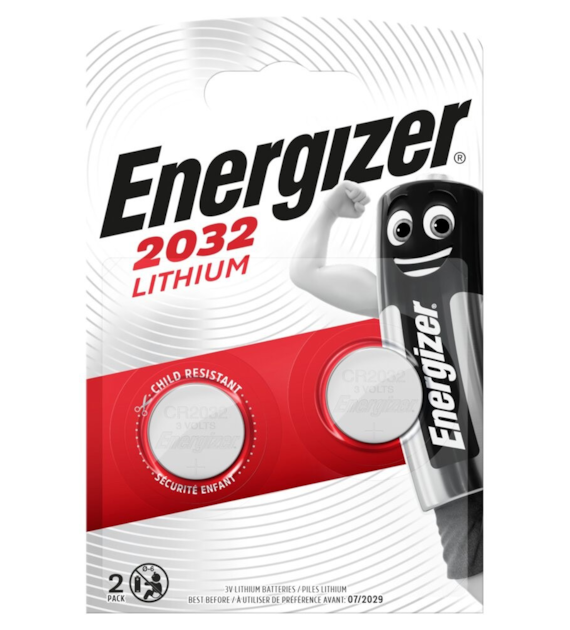 BATERIA CR 2032 3V ENERGIZER opak. 2 szt.  EN-248357