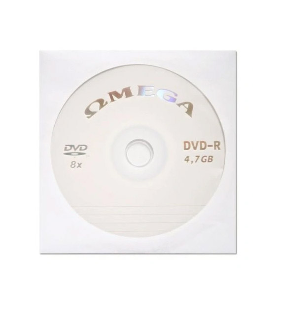 PŁYTA DVD+R OMEGA 1 szt. w kopercie  opak.10 szt.