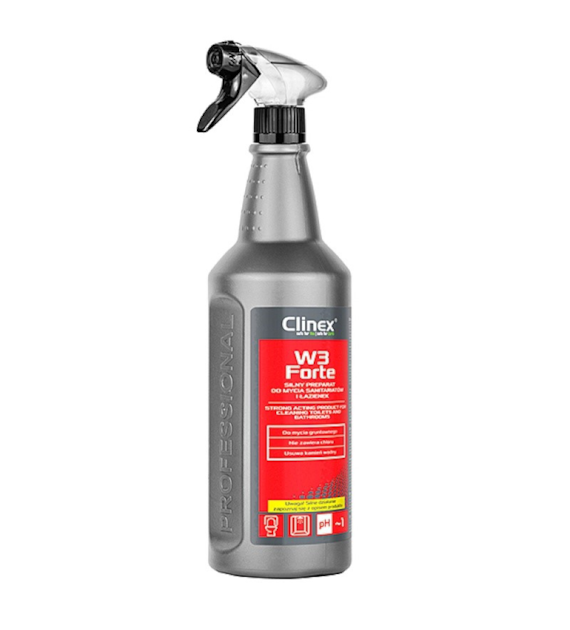 PŁYN DO SANITARIATÓW CLINEX W3 FORTE 1L