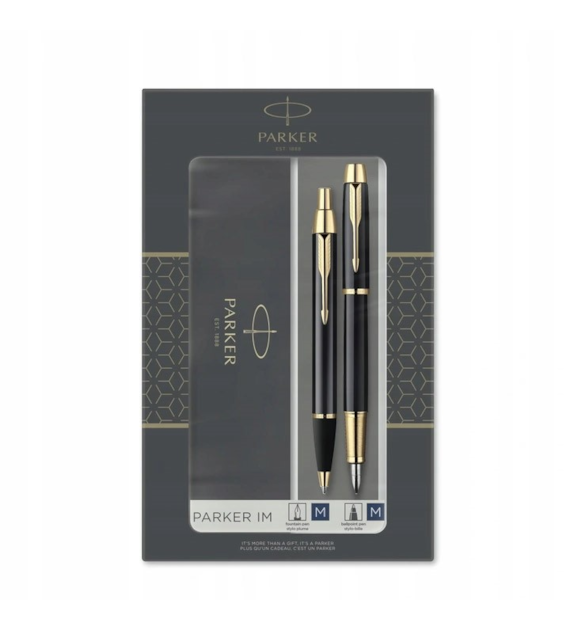 KOMPLET PARKER I.M.PIÓRO/DŁUG.CZARNY GT