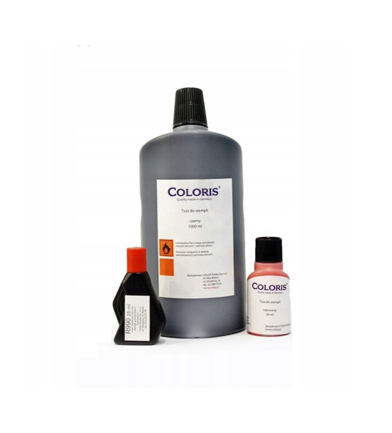 TUSZ DO STEMPLI METALOWYCH R9 CZERWONY 25ml