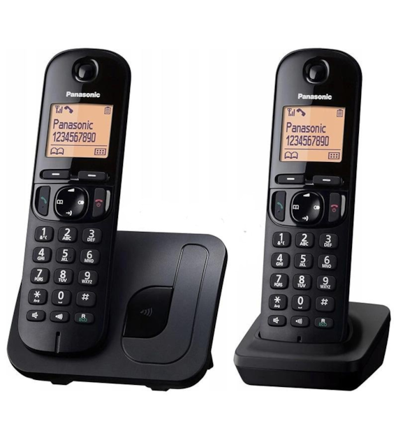 TELEFON PANASONIC KX-TGC212PDB  Dwie  Słuchawki