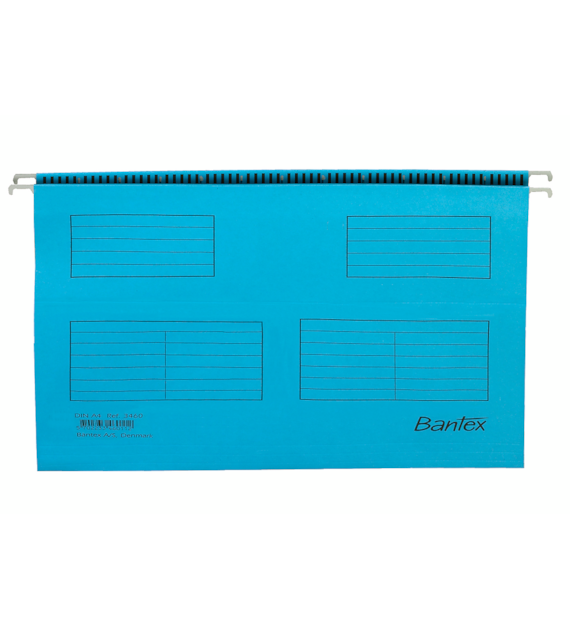 TECZKA WISZĄCA A-4 BANTEX STANDARD NIEBIESKA opak. 25 szt.