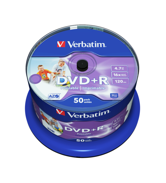 PŁYTA DVD+R VERBATIM Cake 50 szt. Printable (do nadruku)