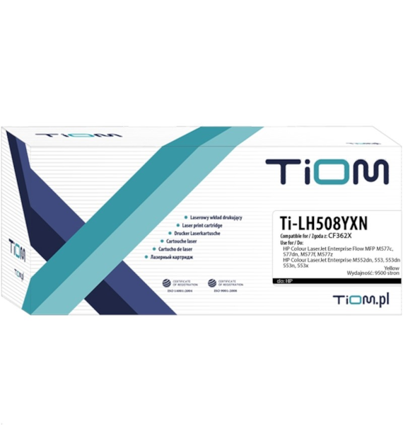 TIOM HP 508X CF362X/9,5TYS/YELLOW