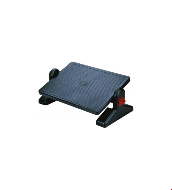 PODNÓŻEK POD STOPY Q-Conect z regulacją (x2), 450x310  czarny  zg. z rozporządzeniem MPiPS