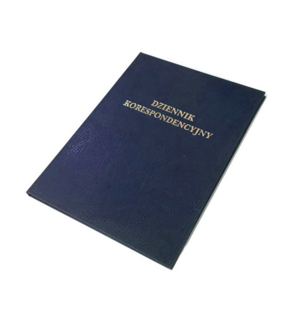 DZIENNIK KORESPONDENCYJNY A-4/96K. granatowy