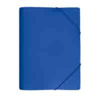 TECZKA Z GUMKĄ A-4/PLASTIKOWA BIURFOL SZEROKA NIEBIESKA