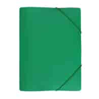 TECZKA Z GUMKĄ A-4/PLASTIKOWA BIURFOL SZEROKA ZIELONA