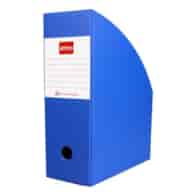 POJEMNIK NA CZASOPISMA PCV A-4/100mm niebieski