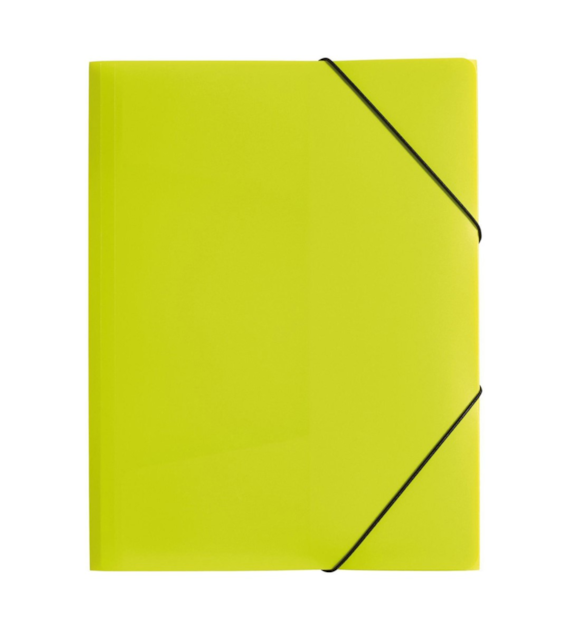 TECZKA Z GUMKĄ A-4 PAGNA ZIELONA PASTELOWA