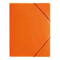 TECZKA Z GUMKĄ A-4 PAGNA POMARAŃCZOWA