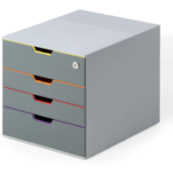 POJEMNIK Z 4 SZUFLADAMI VARICOLOR SAFE Z KLUCZYKIEM