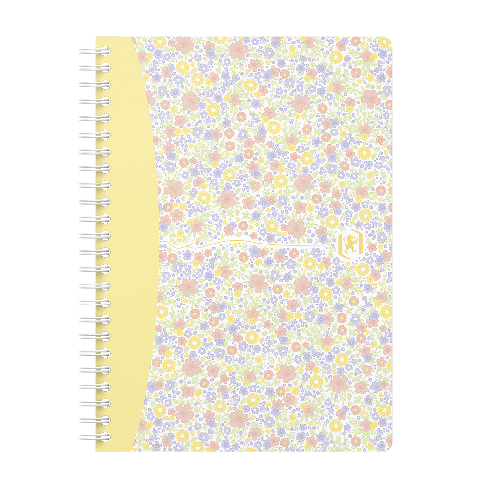 KOŁONOTATNIK A-5/ 60K OXFORD FLORAL MIĘKKA OPRAWA