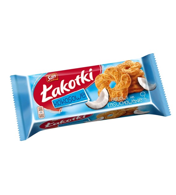 CIASTKA ŁAKOTKI KOKOSOWE 168G