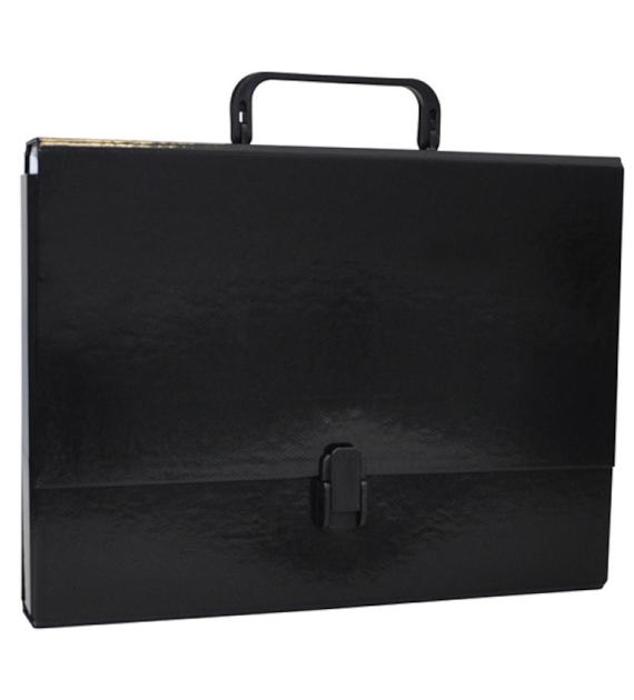 TECZKA Z RĄCZKĄ A-4/5CM OFFICE CZARNA