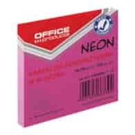 NOTES SAMOPRZYLEPNY 76X76 OFFICE RÓŻOWY opak. 12 szt.