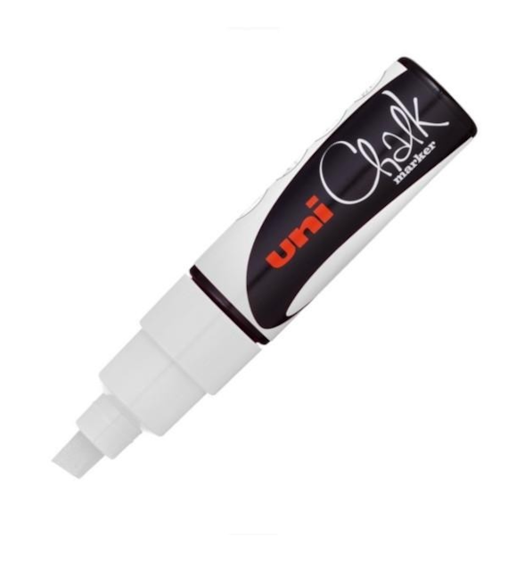 MARKER KREDOWY UNI PWE8K biały