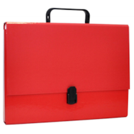 TECZKA Z RĄCZKĄ A-4/5CM OFFICE CZERWONA opak. 7 szt.