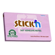 NOTES SAMOPRZYLEPNY 127X76/100k RÓŻOWY STICK'N 360 stopni