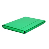 TECZKA Z GUMKĄ A-4/3,5CM SKRZYDŁOWA JASNOZIELONA opak. 15 szt.