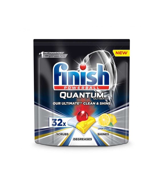 TABLETKI DO ZMYWAREK FINISH Quantum Lemon, opak. 32 szt.