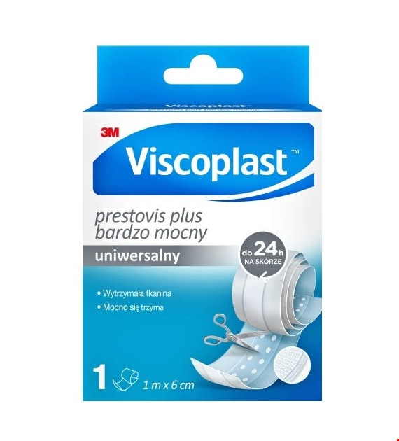 PLASTRY OPATRUNKOWE Viscoplast  6 cm x 1 m