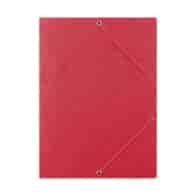 TECZKA Z GUMKĄ A-4 PRESZPAN DONAU CZERWONA
