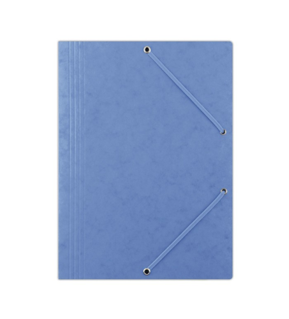 TECZKA Z GUMKĄ A-4 PRESZPAN DONAU NIEBIESKA