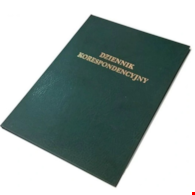 DZIENNIK KORESPONDENCYJNY A-4/96K. zielony