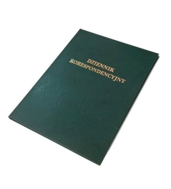 DZIENNIK KORESPONDENCYJNY A-4/96K. zielony