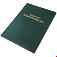 DZIENNIK KORESPONDENCYJNY A4/192k zielony