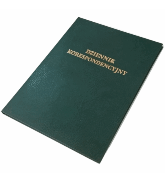 DZIENNIK KORESPONDENCYJNY A4/192k zielony