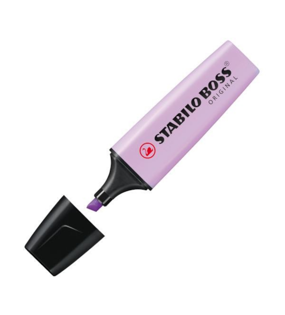 Zakreślacz STABILO BOSS fioletowy pastel