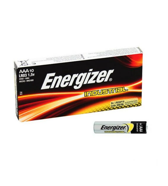 BATERIA LR3 AAA 1,5V ENERGIZER INDUSTRIAL opak. 10 szt.