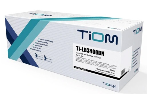 TIOM BROTHER DR3400/30TYS/CZARNY BĘBEN