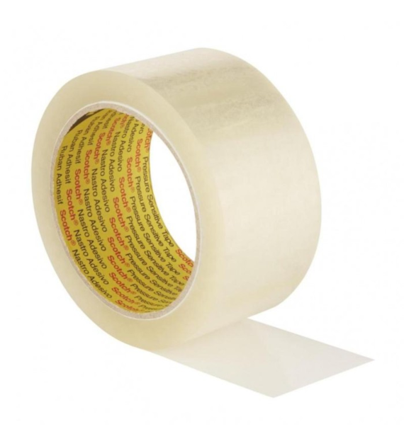 TAŚMA KLEJĄCA PAKOWA PRZEZROCZYSTA 371 SCOTCH  klej kauczuk  48mm/66 m opak. 6 szt