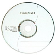 PŁYTA CD-R  OMEGA  w kopercie 1 szt. opak. 10 sztuk